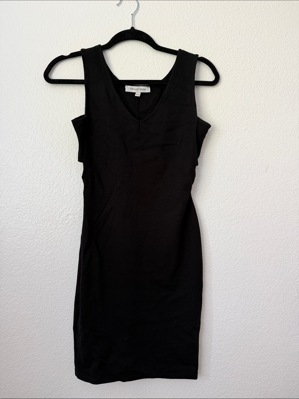 Black Sleeveless Mini Dress